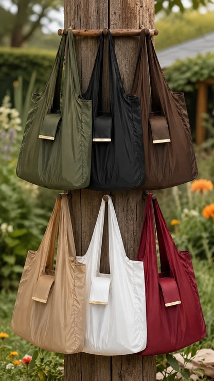 Leather Keychain Shopping Bag