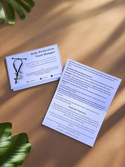 Holy Protection Door Hanger with Prayers