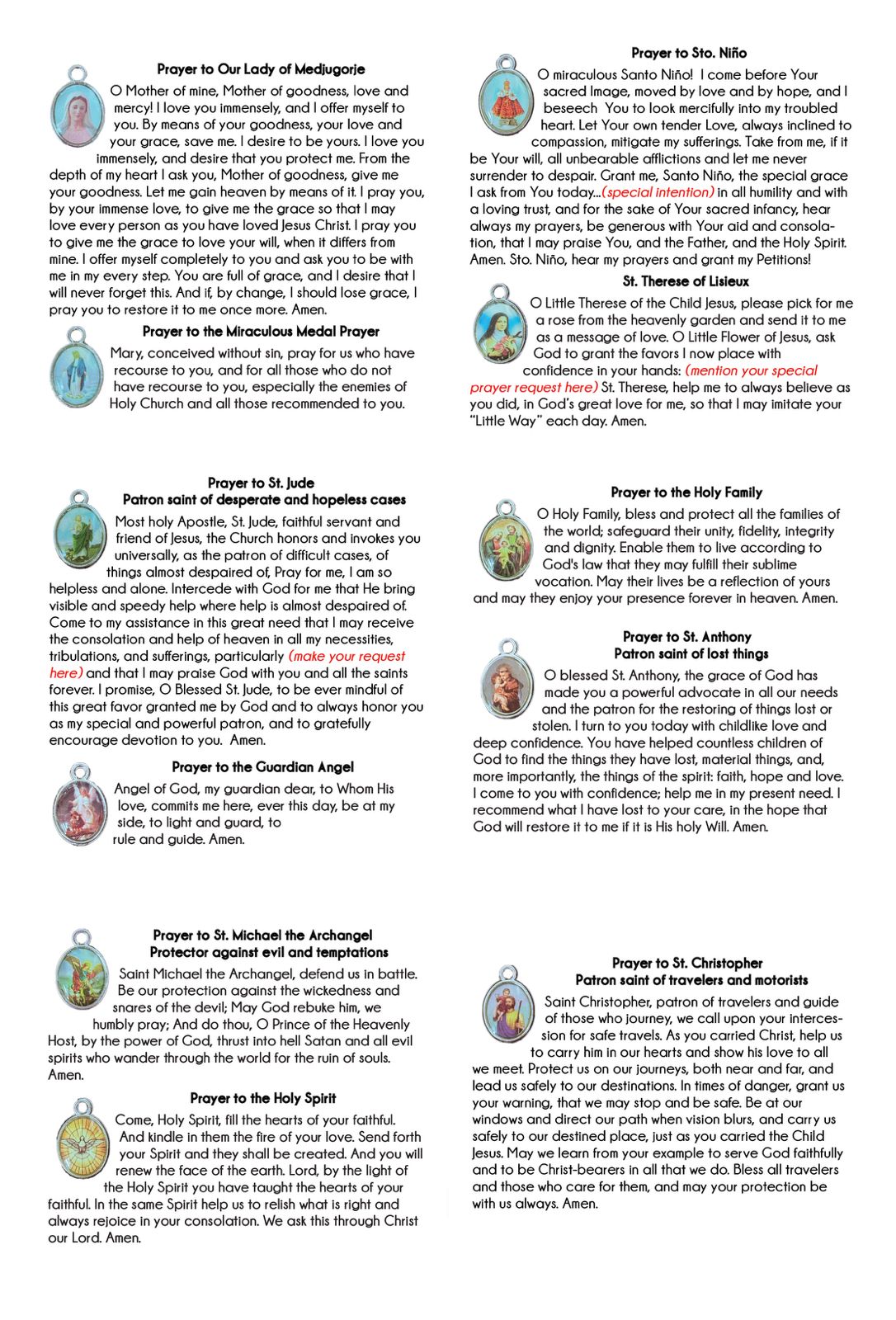 Patron St. Protection Bracelet