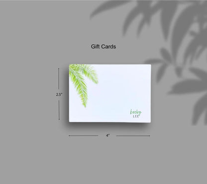 Stationery - Gift Cards, Delivery Pads, Memo Pads, Money Envelopes