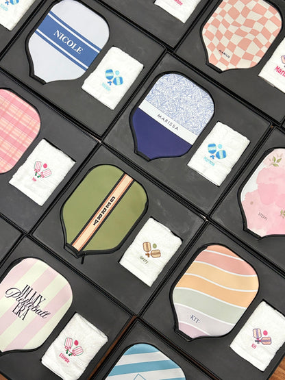 Pickleball Paddle Cover and Hand Towel Sets