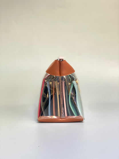 Currency Leather Organizer Pouch